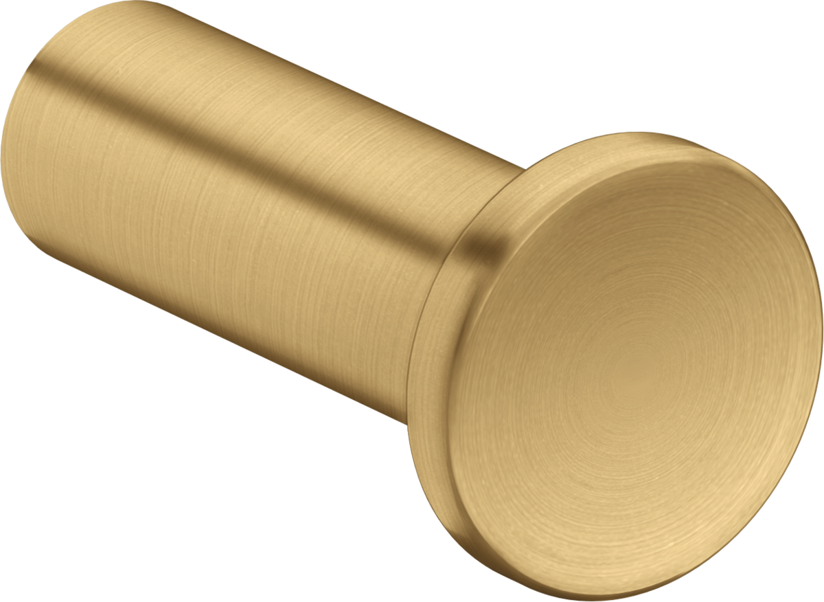 Axor Universal Circular Metal Brushed Gold Optic Wall-Mounted Small Hook