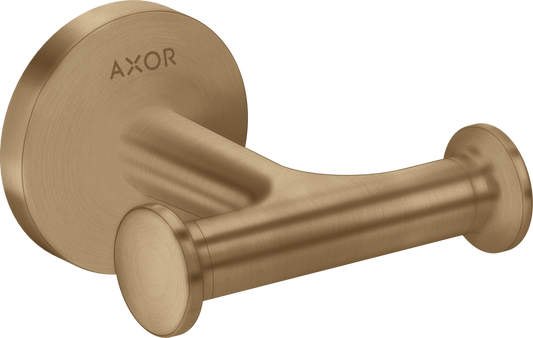 Axor Universal Circular Metal Brushed Bronze Wall-Mounted Double Hook