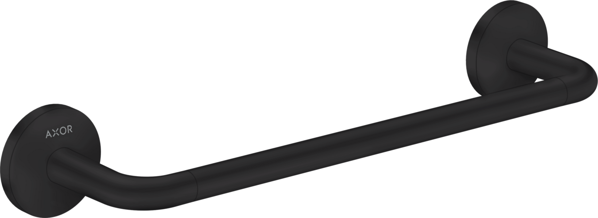 Axor Universal Circular 12" Metal Matte Black Towel Bar
