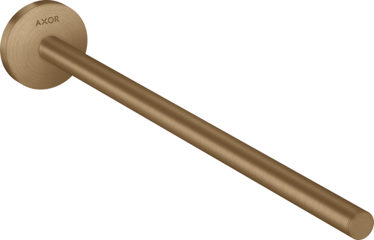 Axor Universal Circular 14" Brushed Bronze Towel Bar