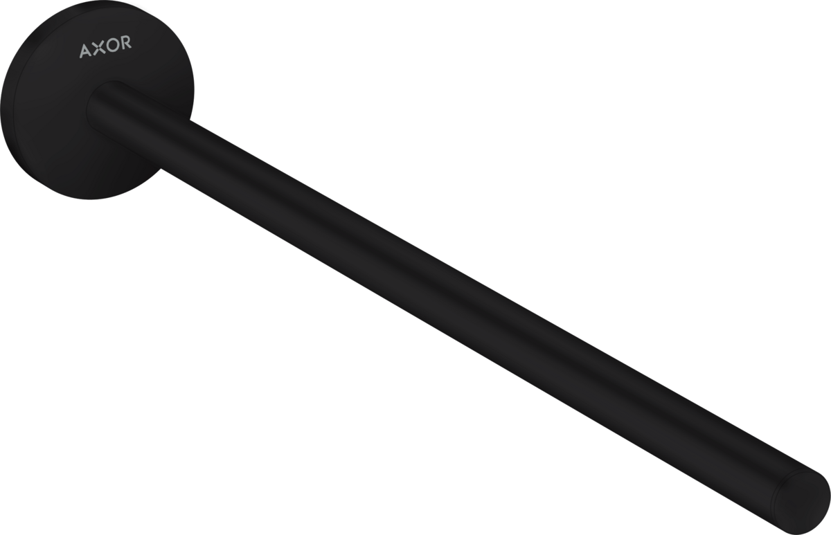 Axor Universal Circular 14" Matte Black Towel Bar