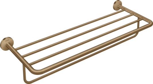Axor Universal Circular 24" Brushed Bronze Towel Rack