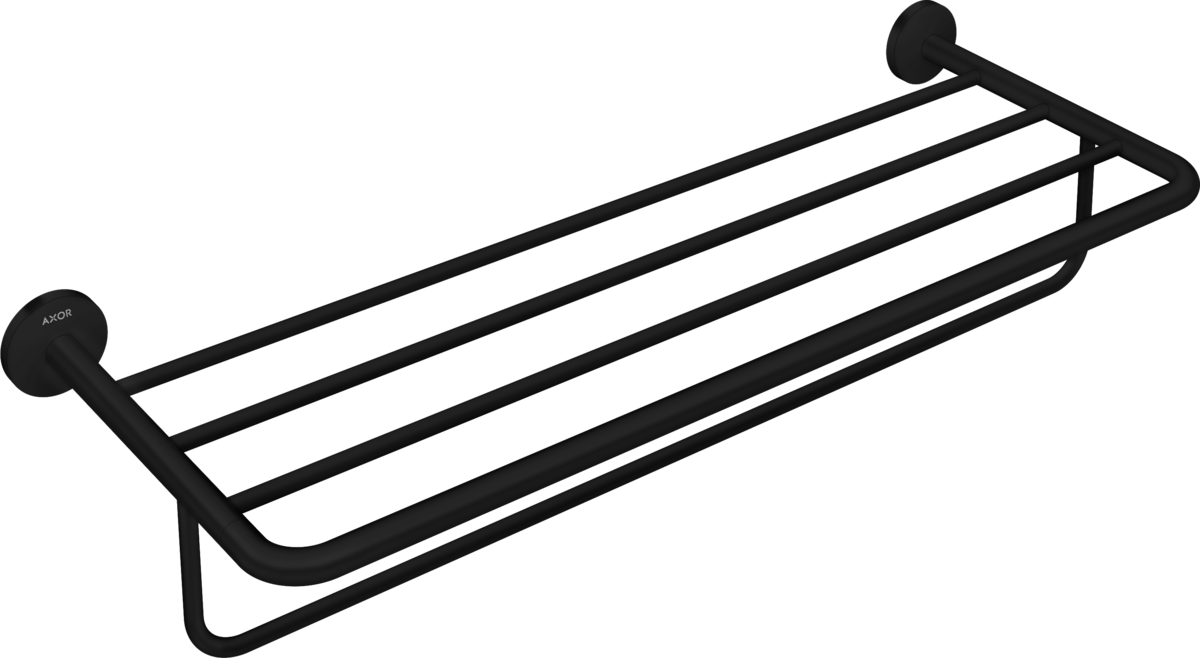 Axor Universal Circular 24" Matte Black Towel Rack