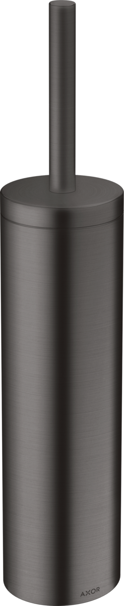 Axor Universal Circular Metal Brushed Black Chrome Toilet Brush Holder