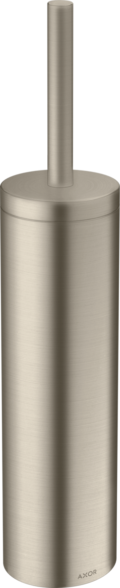 Axor Universal Circular Metal Brushed Nickel Toilet Brush Holder
