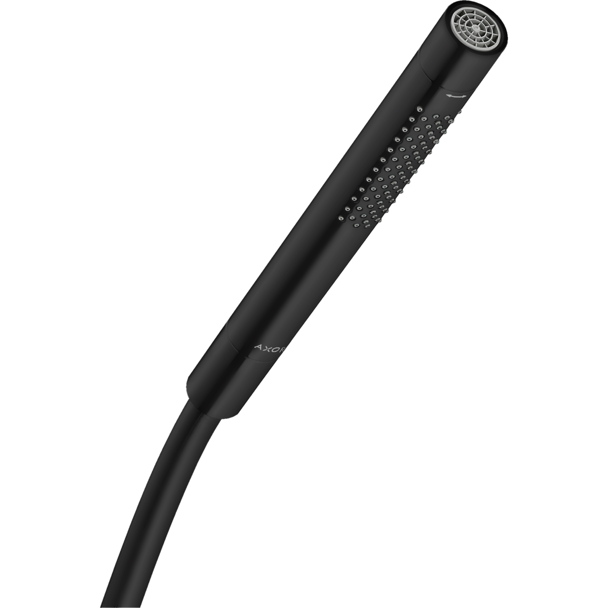 Axor Starck 1.5 GPM 2-Jet Matte Black Baton Handshower