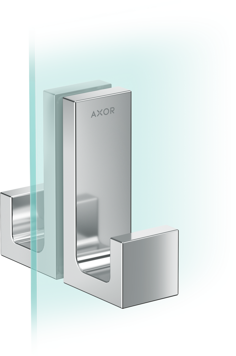 Axor Universal Rectangular Metal Chrome Shower Door Handle