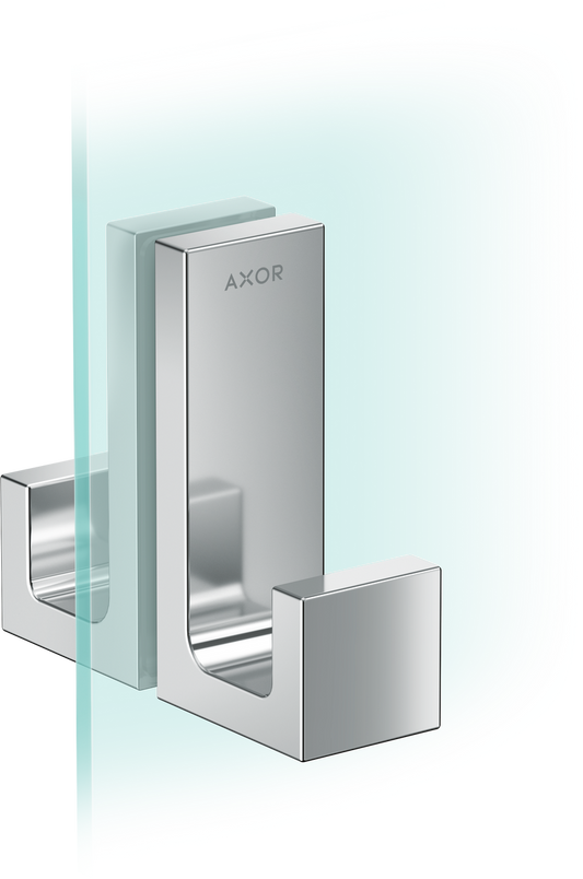 Axor Universal Rectangular Metal Chrome Shower Door Handle