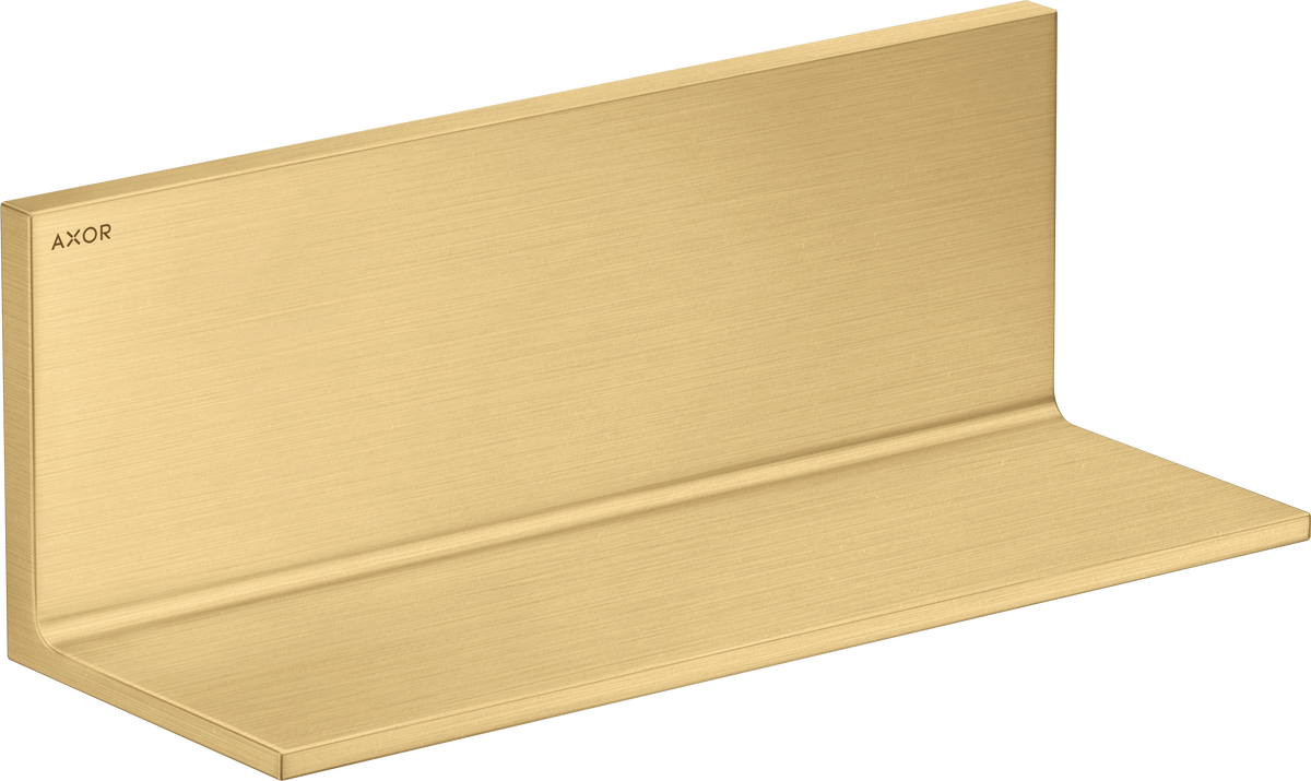 Axor Universal 12" Rectangular Brushed Gold Optic Shelf