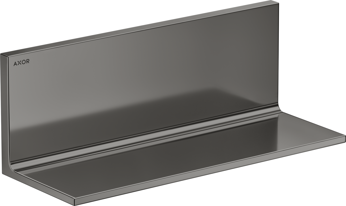Axor Universal 12" Rectangular Polished Black Chrome Shelf