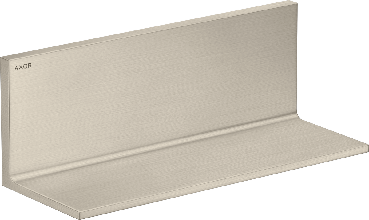 Axor Universal 12" Rectangular Brushed Nickel Shelf