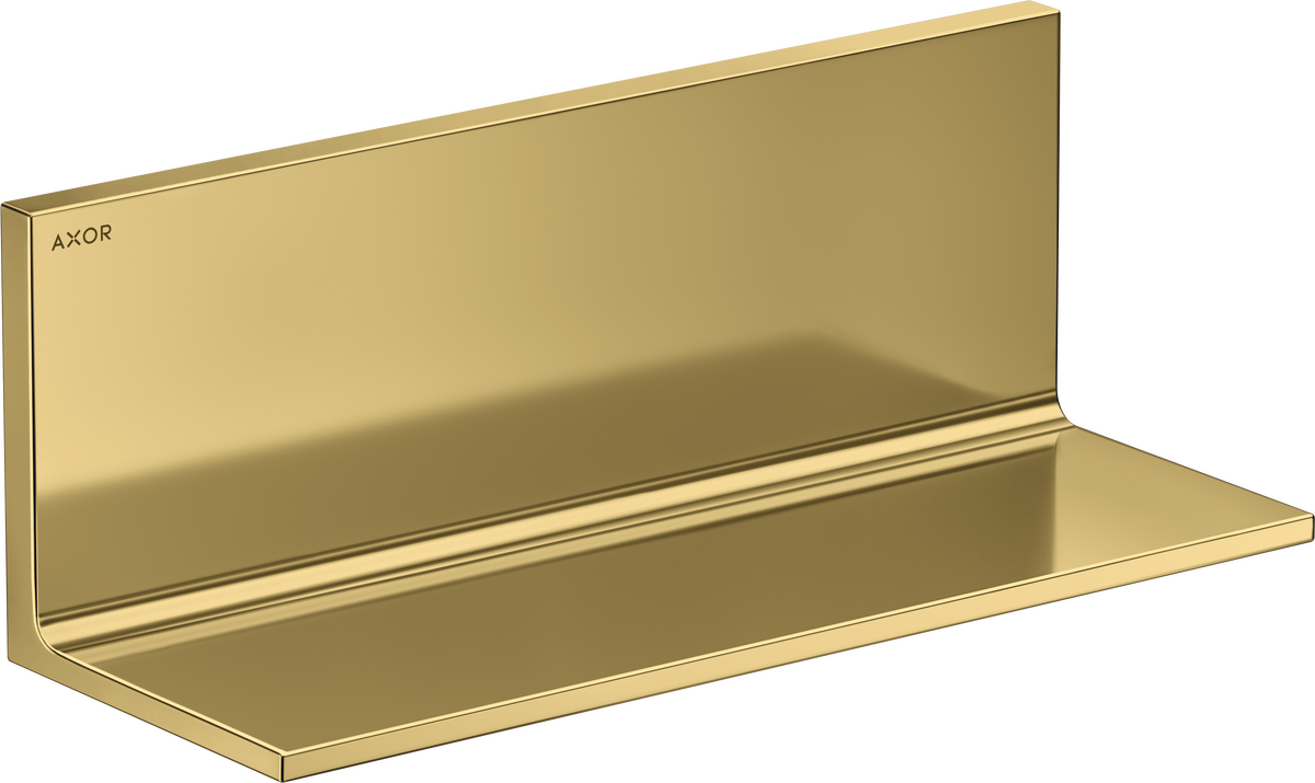 Axor Universal 12" Rectangular Polished Gold Optic Shelf