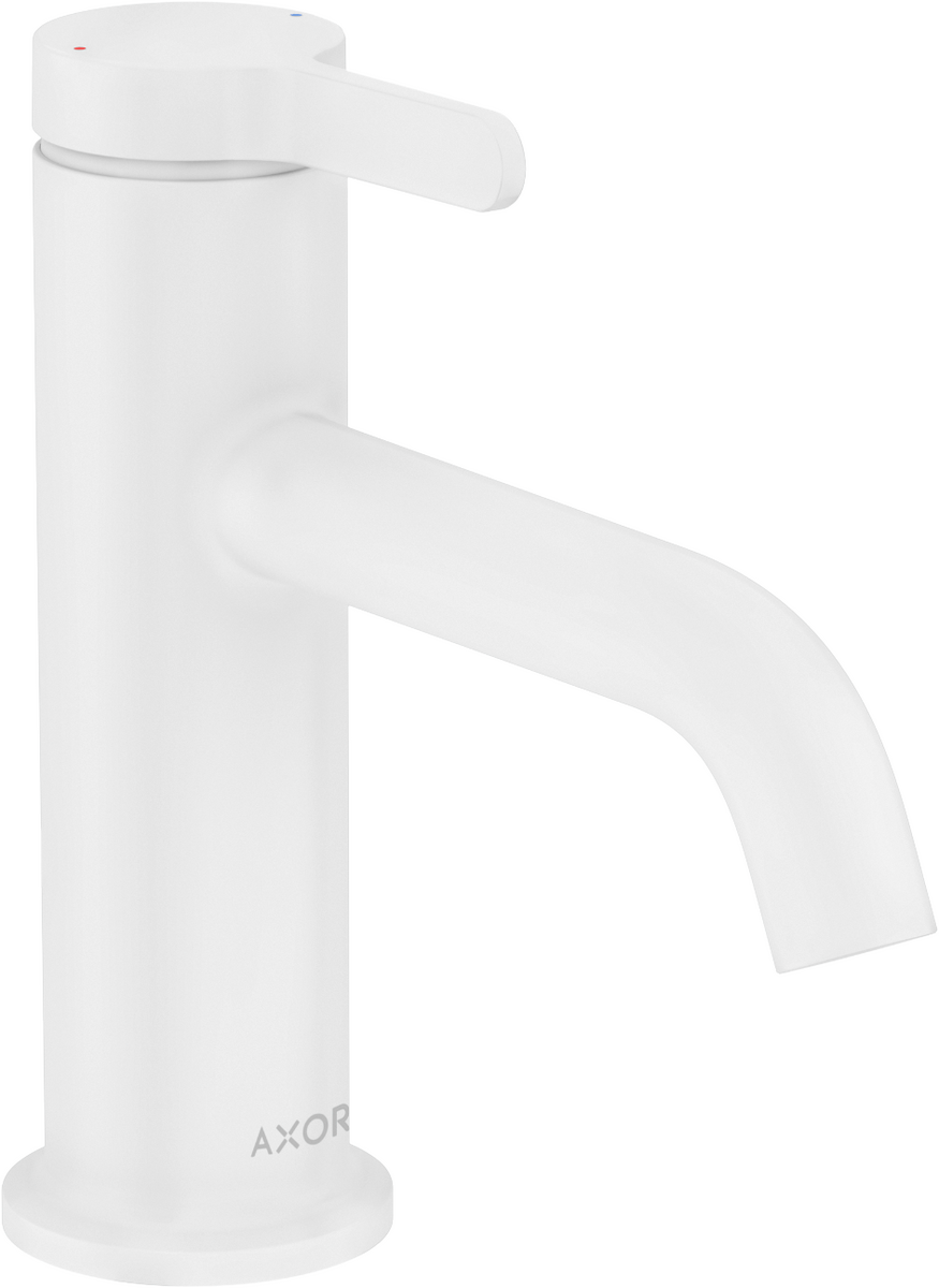 Axor One 1.2 GPM Single Hole Lever Handle Matte White Faucet