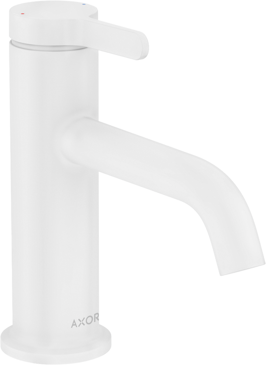 Axor One 1.2 GPM Single Hole Lever Handle Matte White Faucet