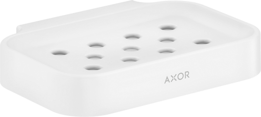 Axor Universal Circular Matte White Wall Mounted Soap Dish