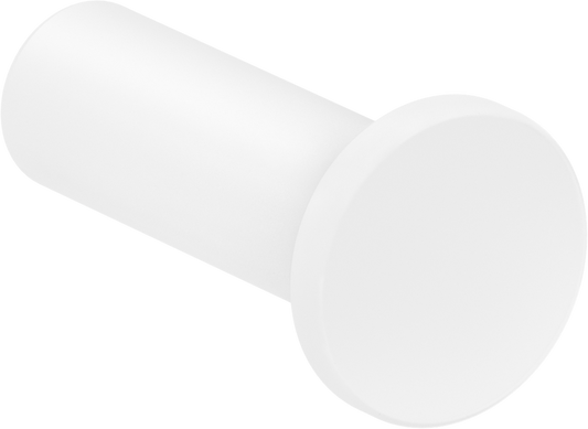 Axor Universal Circular Metal Matte White Wall-Mounted Small Hook
