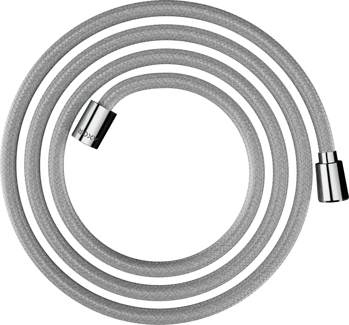 Axor ShowerSolutions 79" Chrome Textile Hose With Cylindrical and Conical Nut