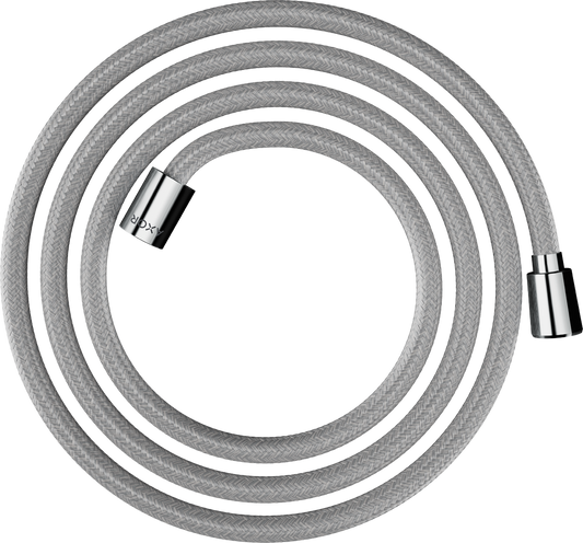 Axor ShowerSolutions 79" Chrome Textile Hose With Cylindrical and Conical Nut