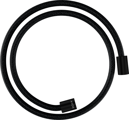 Axor ShowerSolutions 49" Matte Black Textile Hose With Cylindrical Nut