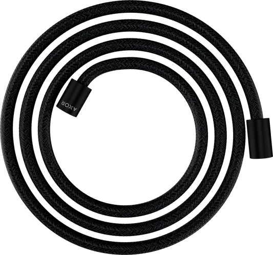 Axor ShowerSolutions 79" Matte Black Textile Hose With Cylindrical Nut
