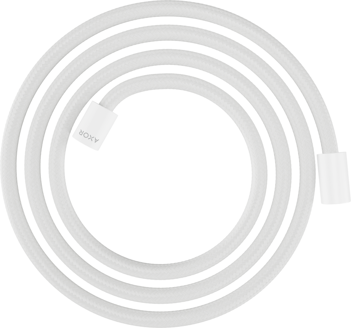 Axor ShowerSolutions 79" Matte White Textile Hose With Cylindrical Nut