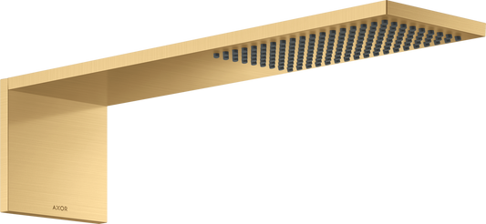 Axor ShowerComposition 1.75 GPM 1-Jet Brushed Gold Optic Showerhead Module