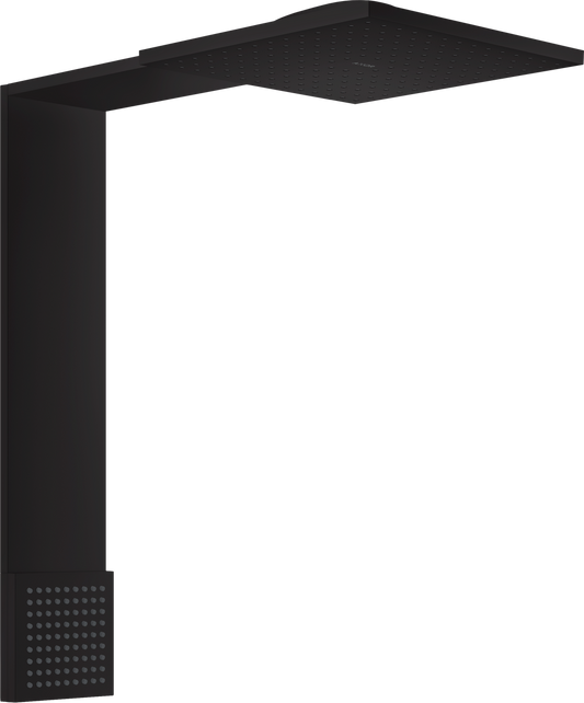 Axor ShowerComposition 2.5 GPM 2-Jet Overhead Shower 1-Jet Shoulder Shower Matte Black Shower Module