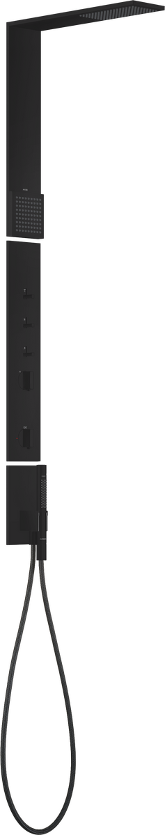Axor ShowerComposition 2.5 GPM Matte Black Shower Column Set