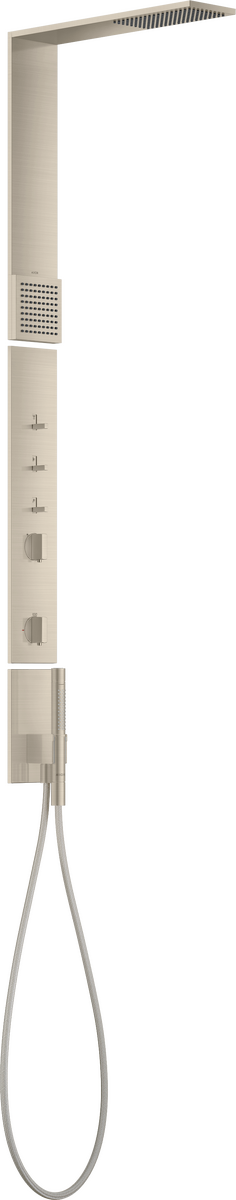 Axor ShowerComposition 1.75 GPM Brushed Nickel Shower Column Set
