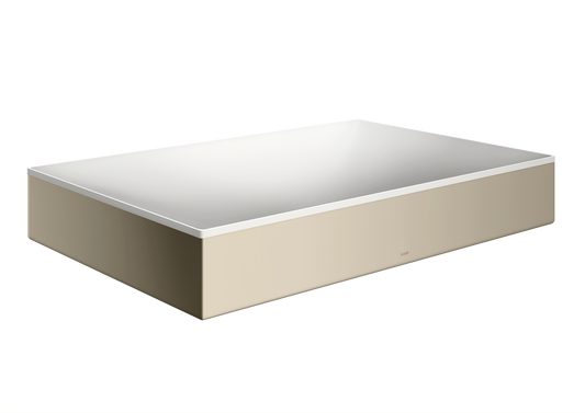 Axor Suite 24" x 16" Solid Surface Polished Nickel Sink Without Overflow
