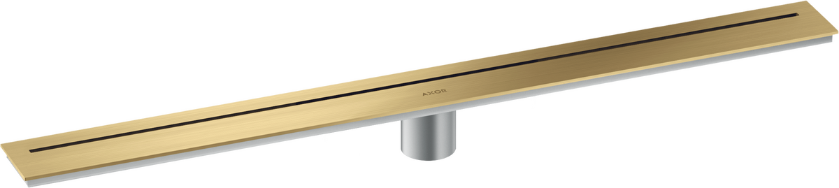 Axor 32" Stainless Steel Floor Installation Brushed Gold Optic Drain