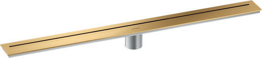 Axor 32" Stainless Steel Floor Installation Brushed Gold Optic Drain