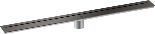 Axor 32" Stainless Steel Floor Installation Brushed Black Chrome Drain