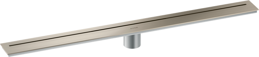 Axor 32" Stainless Steel Floor Installation Brushed Nickel Steel Drain