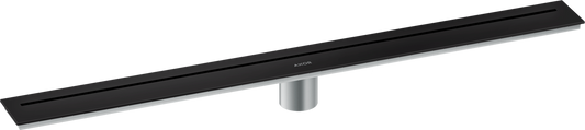 Axor 32" Stainless Steel Floor Installation Matte Black Drain