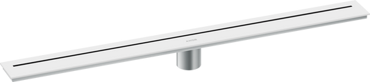Axor 32" Stainless Steel Floor Installation Matte White Drain