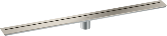 Axor 36" Stainless Steel Floor Installation Brushed Stainless Steel Drain