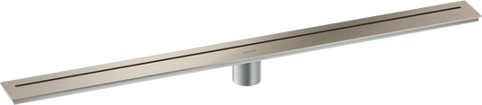 Axor 36" Stainless Steel Floor Installation Brushed Nickel Drain