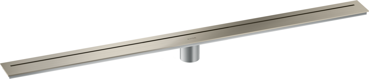 Axor 39" Stainless Steel Floor Installation Brushed Nickel Drain