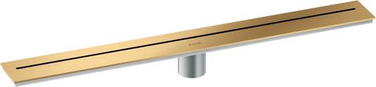 Axor 27" Stainless Steel Wall Installation Brushed Gold Optic Drain