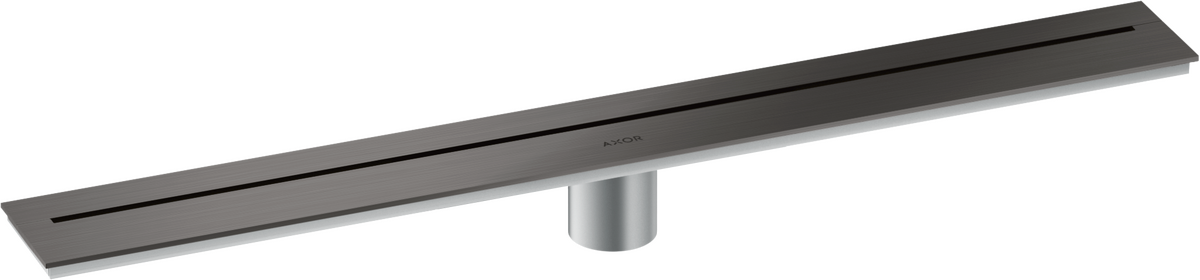 Axor 27" Stainless Steel Wall Installation Brushed Black Chrome Drain