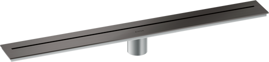 Axor 27" Stainless Steel Wall Installation Brushed Black Chrome Drain