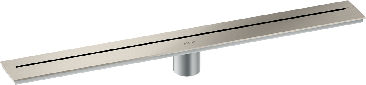 Axor 27" Stainless Steel Wall Installation Brushed Stainless Steel Drain
