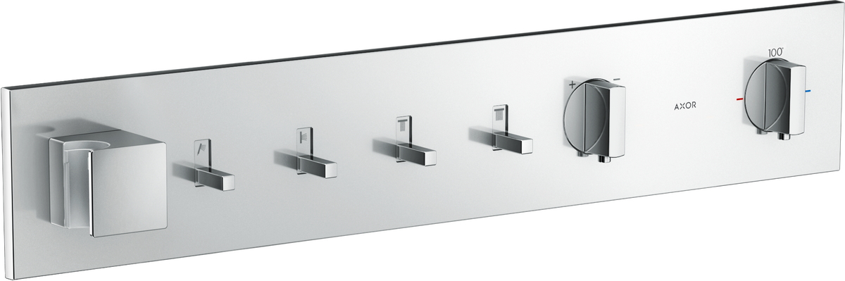 Axor ShowerComposition 4 Functions Chrome Thermostatic Module Trim