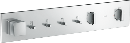 Axor ShowerComposition 4 Functions Chrome Thermostatic Module Trim