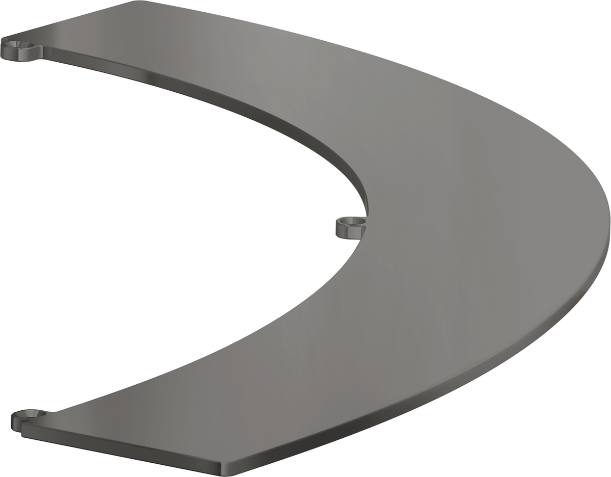 Axor Suite Metal Polished Black Chrome Optic Shelf