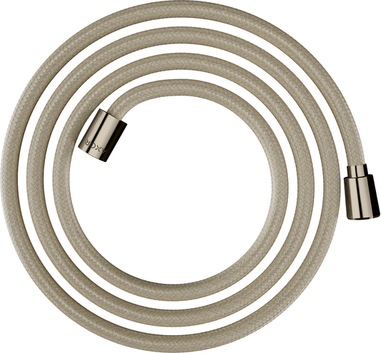Axor ShowerSolutions 79" Polished Nickel Textile Hose With Cylindrical and Conical Nut