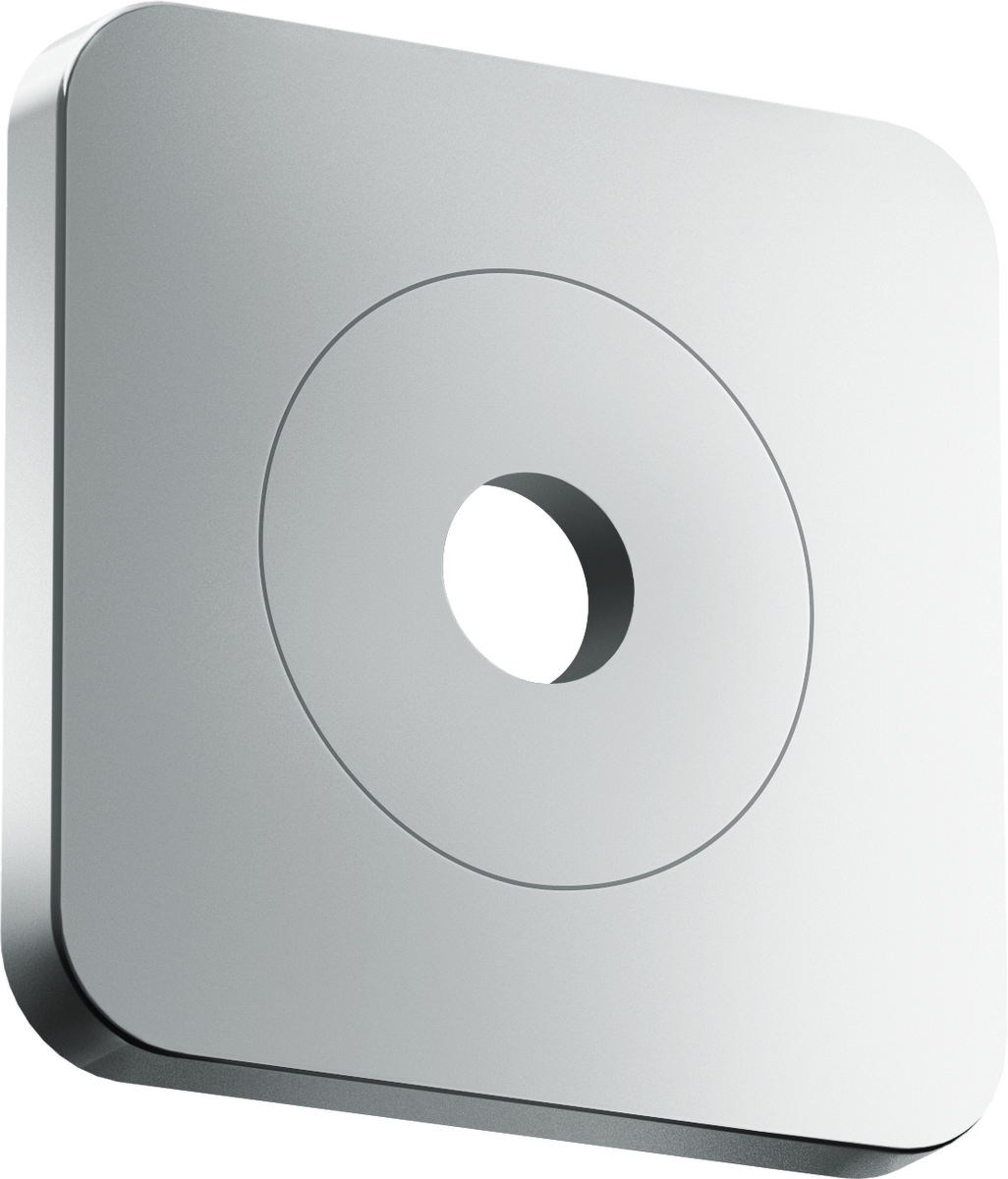 Axor Citterio C 5" x 5" SoftSquare Chrome Wall Plate