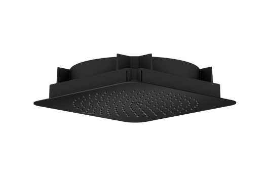 Axor Citterio C 1.75 GPM 270 Square 1-Jet Flush Ceiling Matte Black Showerhead