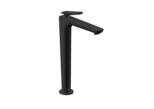 Axor Citterio C 1.2 GPM Single Hole Lever Handle Matte Black Faucet Without CoolStart and Pop-Up Drain